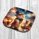 Celebration Kitten Style 1 Wooden Coaster