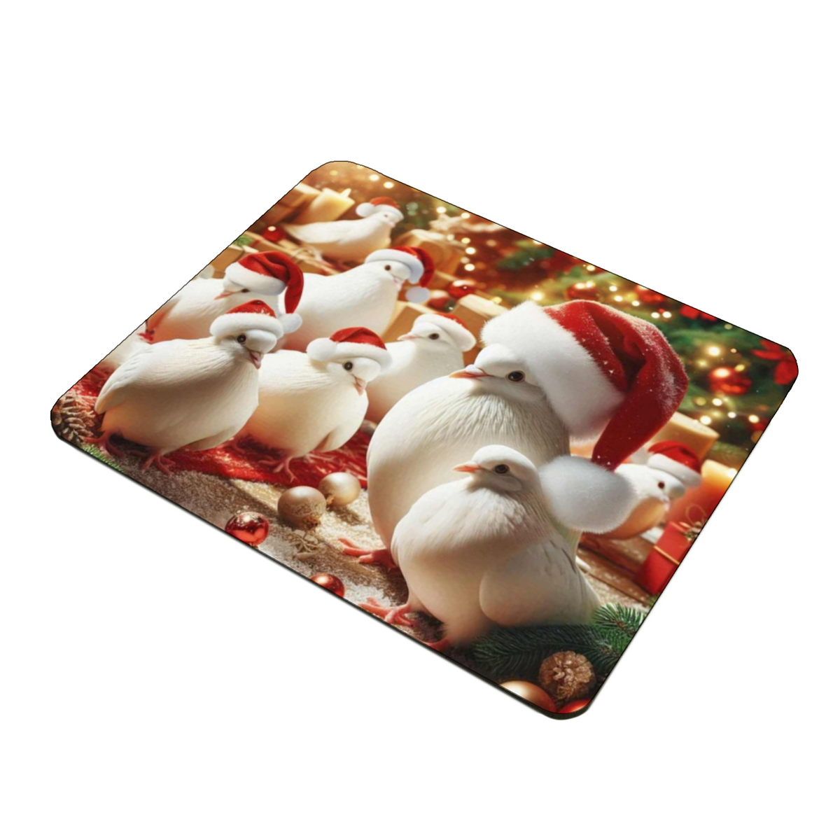 Christmas Dove Style 1 Wooden Placemat