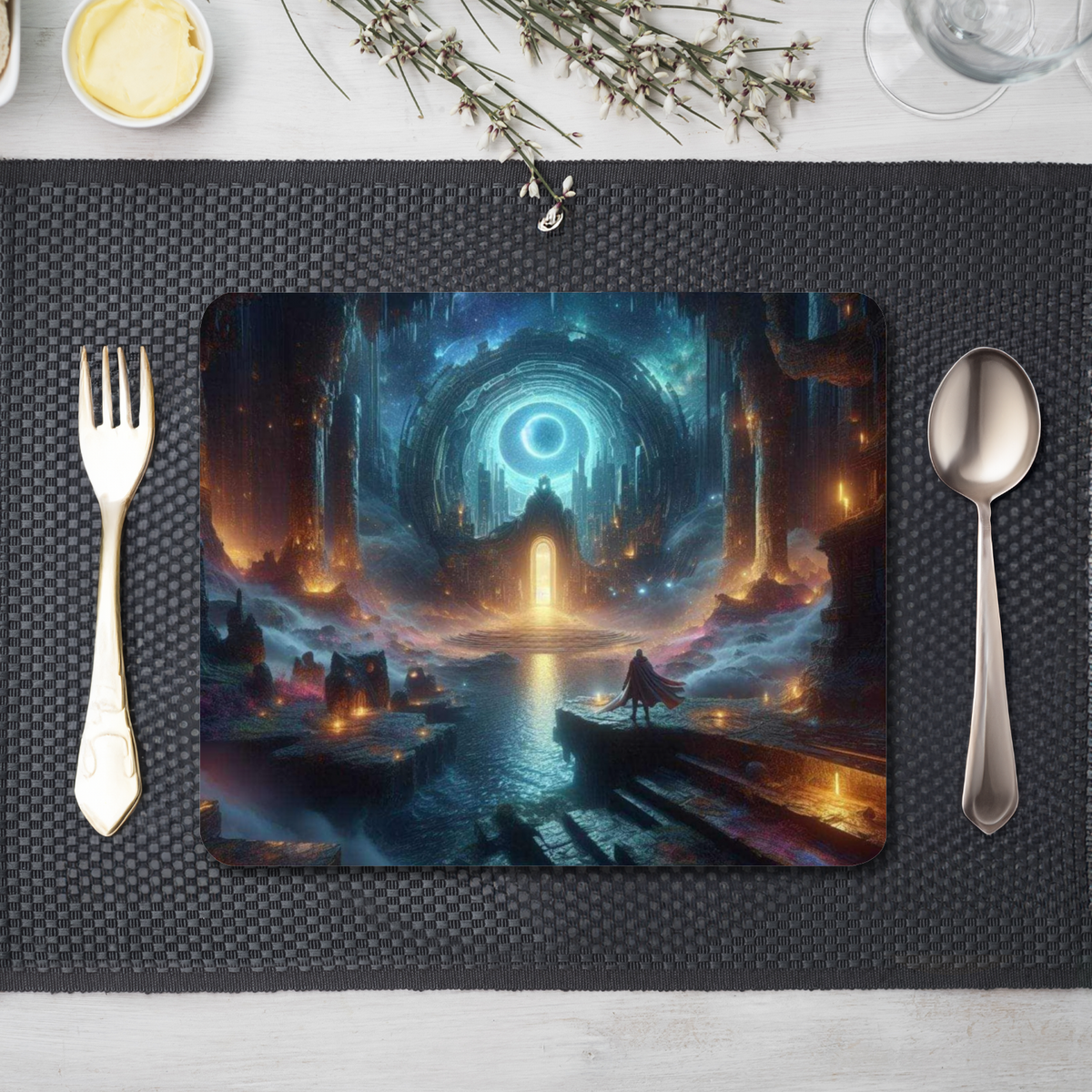 The AI Experience Style 4 Wooden Placemat