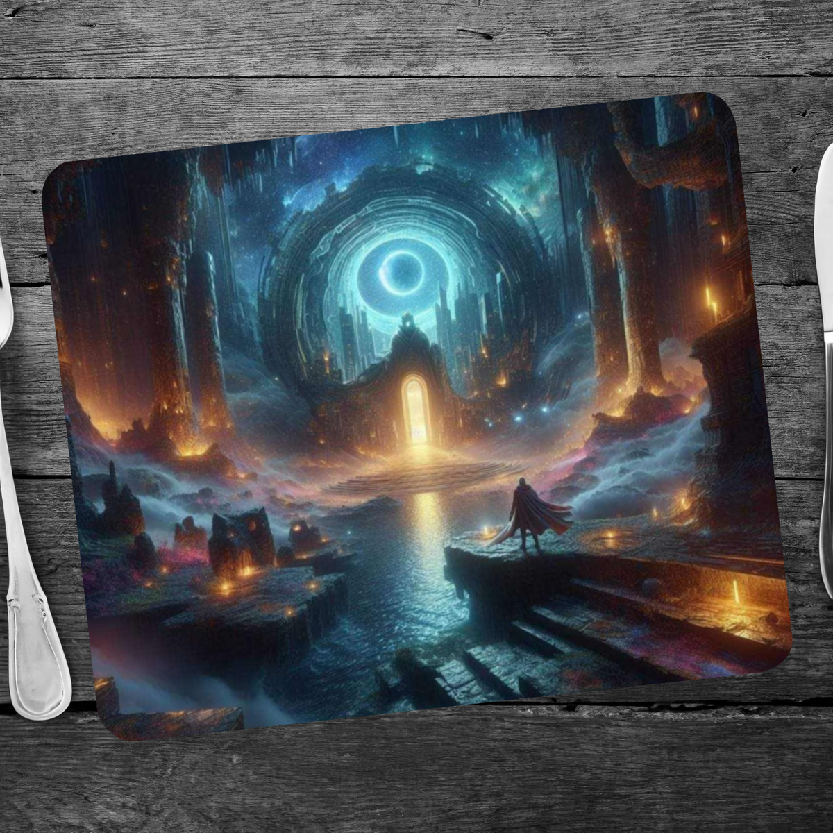 The AI Experience Style 4 Wooden Placemat