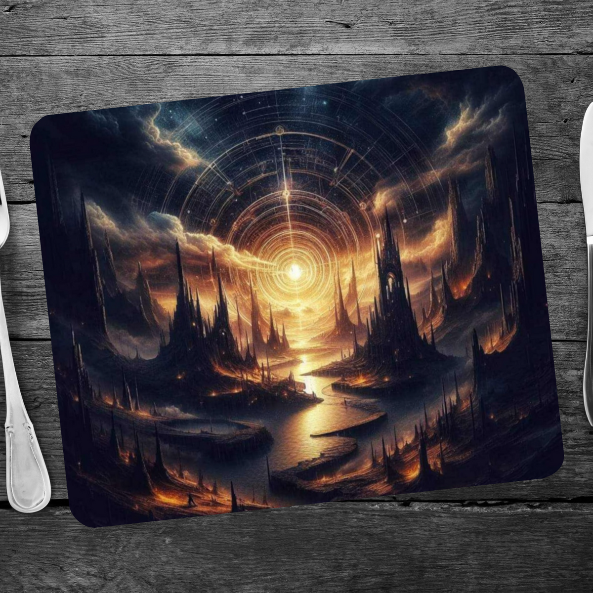 The AI Experience Style 16 Wooden Placemat