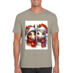 Cute Christmas HorseUnisex TShirt 1. 14 colours. 8 sizes.