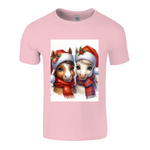 Cute Christmas HorseUnisex TShirt 1. 14 colours. 8 sizes.