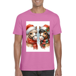 Cute Christmas Horse Unisex TShirt 2. 14 colours. 8 sizes.