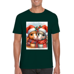 Cute Christmas Horse Unisex TShirt 3. 14 colours. 8 sizes.