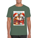 Cute Christmas Horse Unisex TShirt 3. 14 colours. 8 sizes.