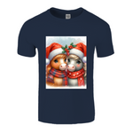 Cute Christmas Horse Unisex TShirt 3. 14 colours. 8 sizes.