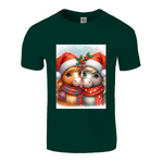 Cute Christmas Horse Unisex TShirt 3. 14 colours. 8 sizes.