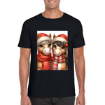 Cute Christmas Horse Unisex TShirt 4. 14 colours. 8 sizes.