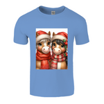 Cute Christmas Horse Unisex TShirt 4. 14 colours. 8 sizes.