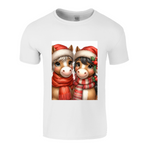 Cute Christmas Horse Unisex TShirt 4. 14 colours. 8 sizes.