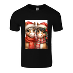 Cute Christmas Horse Unisex TShirt 4. 14 colours. 8 sizes.