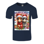 Cute Christmas Horse Unisex TShirt 5. 14 colours. 8 sizes.