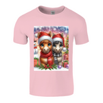 Cute Christmas Horse Unisex TShirt 5. 14 colours. 8 sizes.