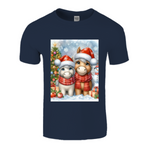 Cute Christmas Horse Unisex TShirt 7. 14 colours. 8 sizes.