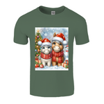 Cute Christmas Horse Unisex TShirt 7. 14 colours. 8 sizes.