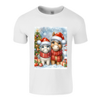 Cute Christmas Horse Unisex TShirt 7. 14 colours. 8 sizes.