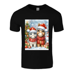 Cute Christmas Horse Unisex TShirt 7. 14 colours. 8 sizes.