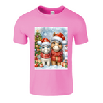 Cute Christmas Horse Unisex TShirt 7. 14 colours. 8 sizes.