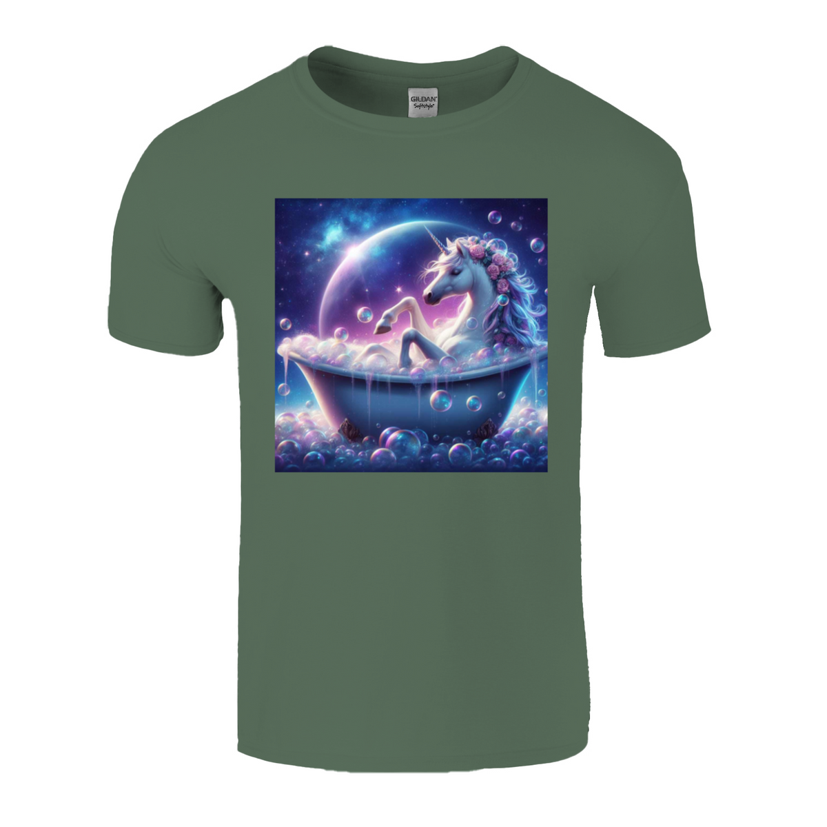 unicorn in the bath tshirt1