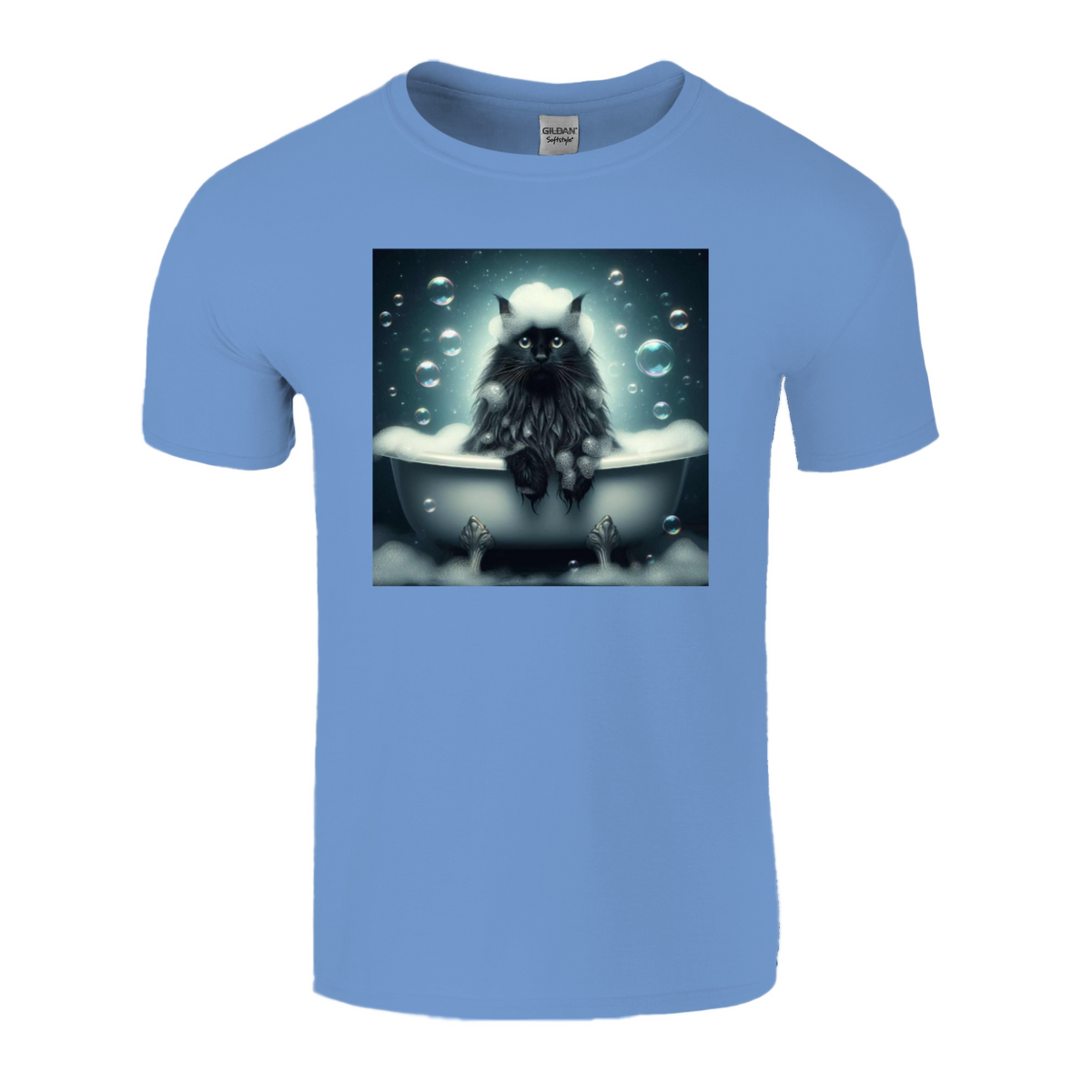 cat in the bath tshirt 1