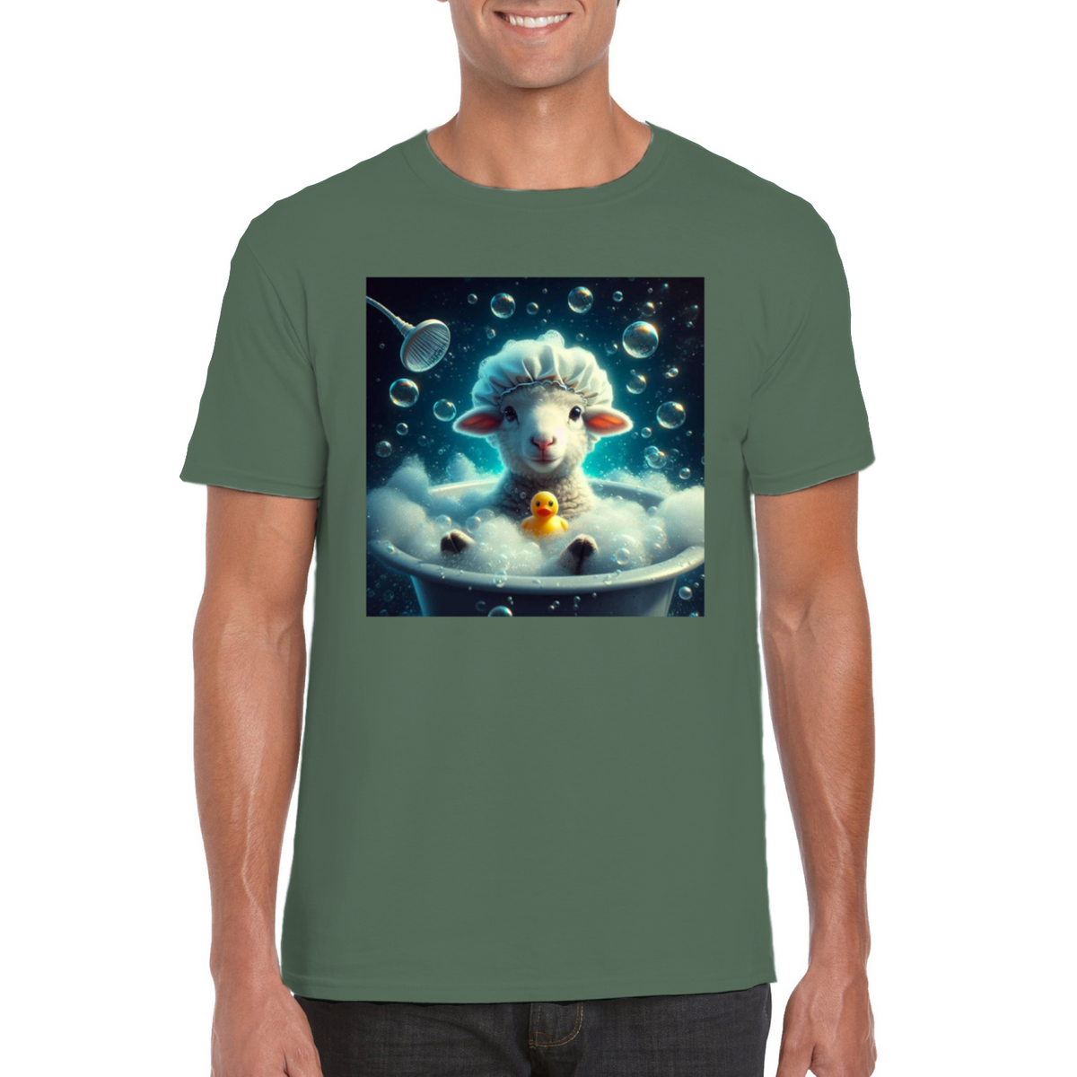 sheep in the bathtshirt 1