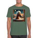 horse in the bath tshirt 1