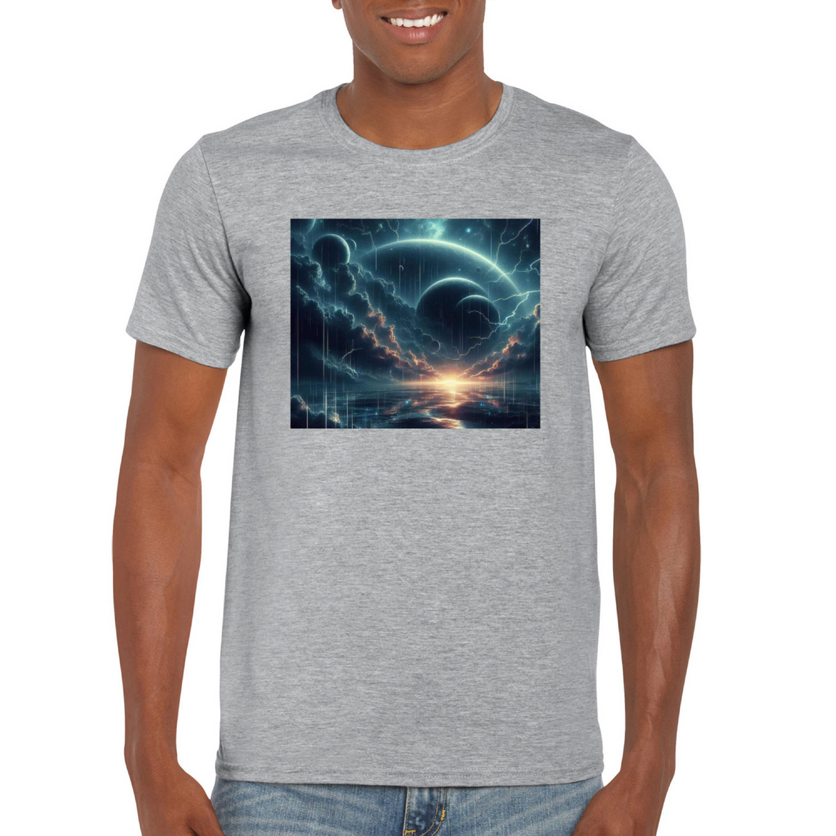 futuristic landscape tshirt 1