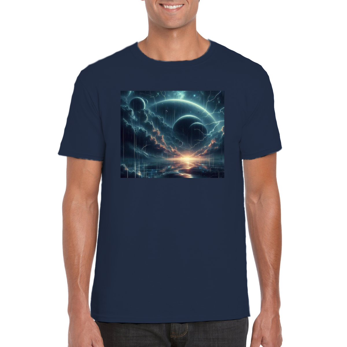 futuristic landscape tshirt 1