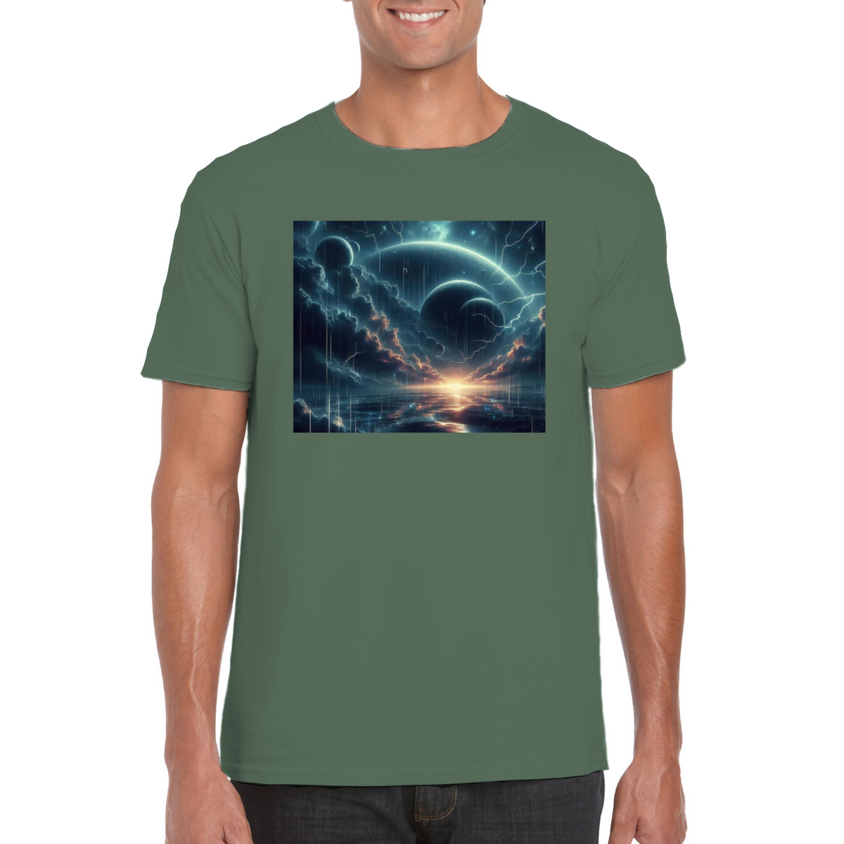 futuristic landscape tshirt 1