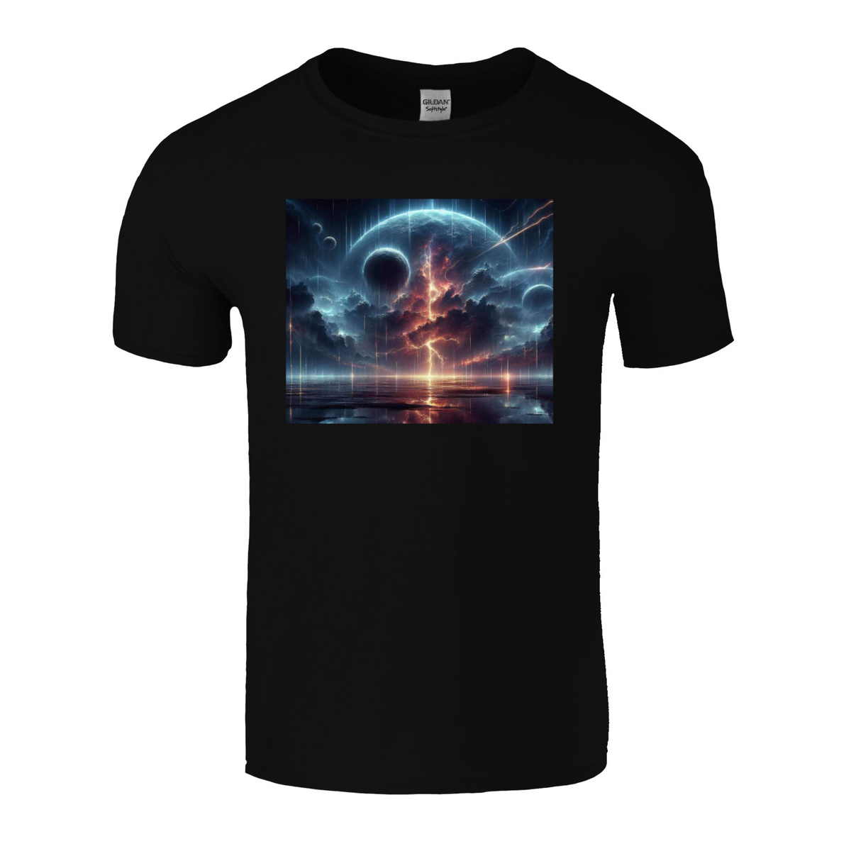 futuristic landscape tshirt 2