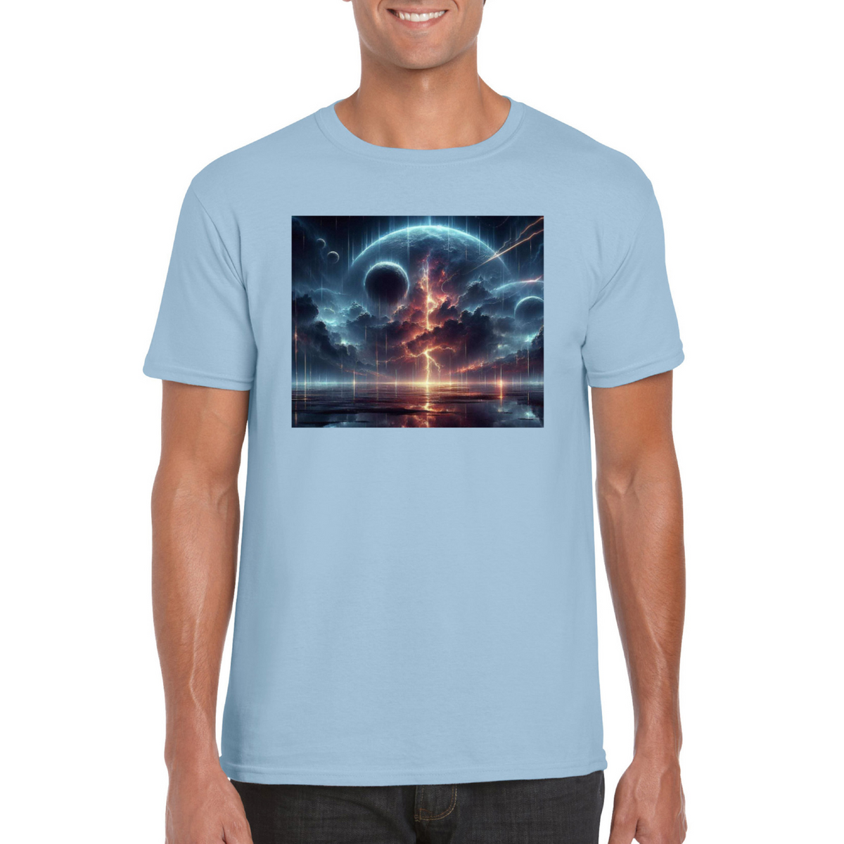 futuristic landscape tshirt 2