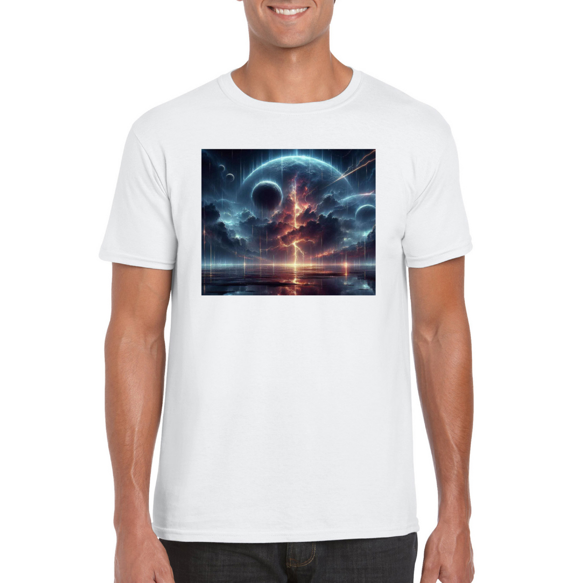 futuristic landscape tshirt 2