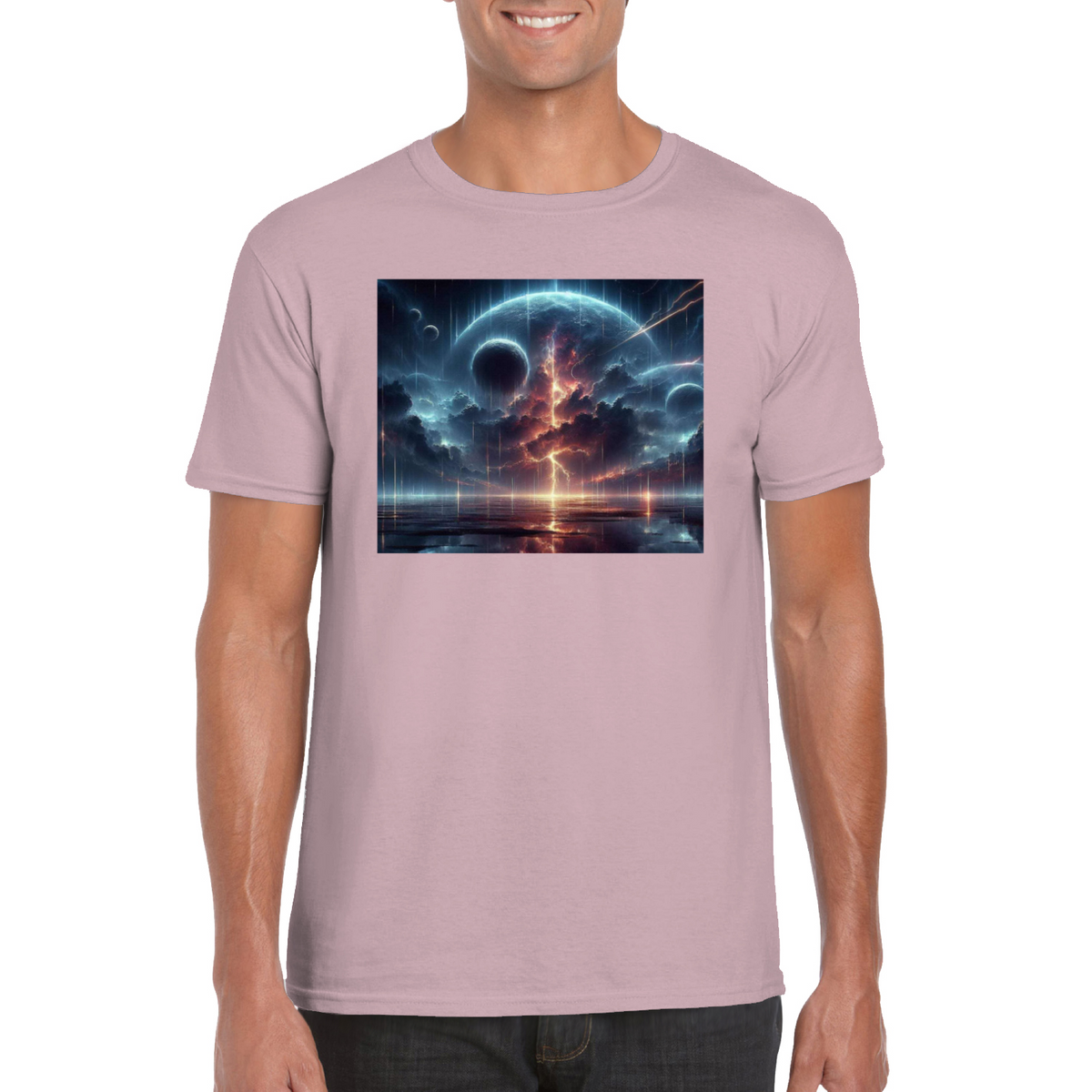 futuristic landscape tshirt 2