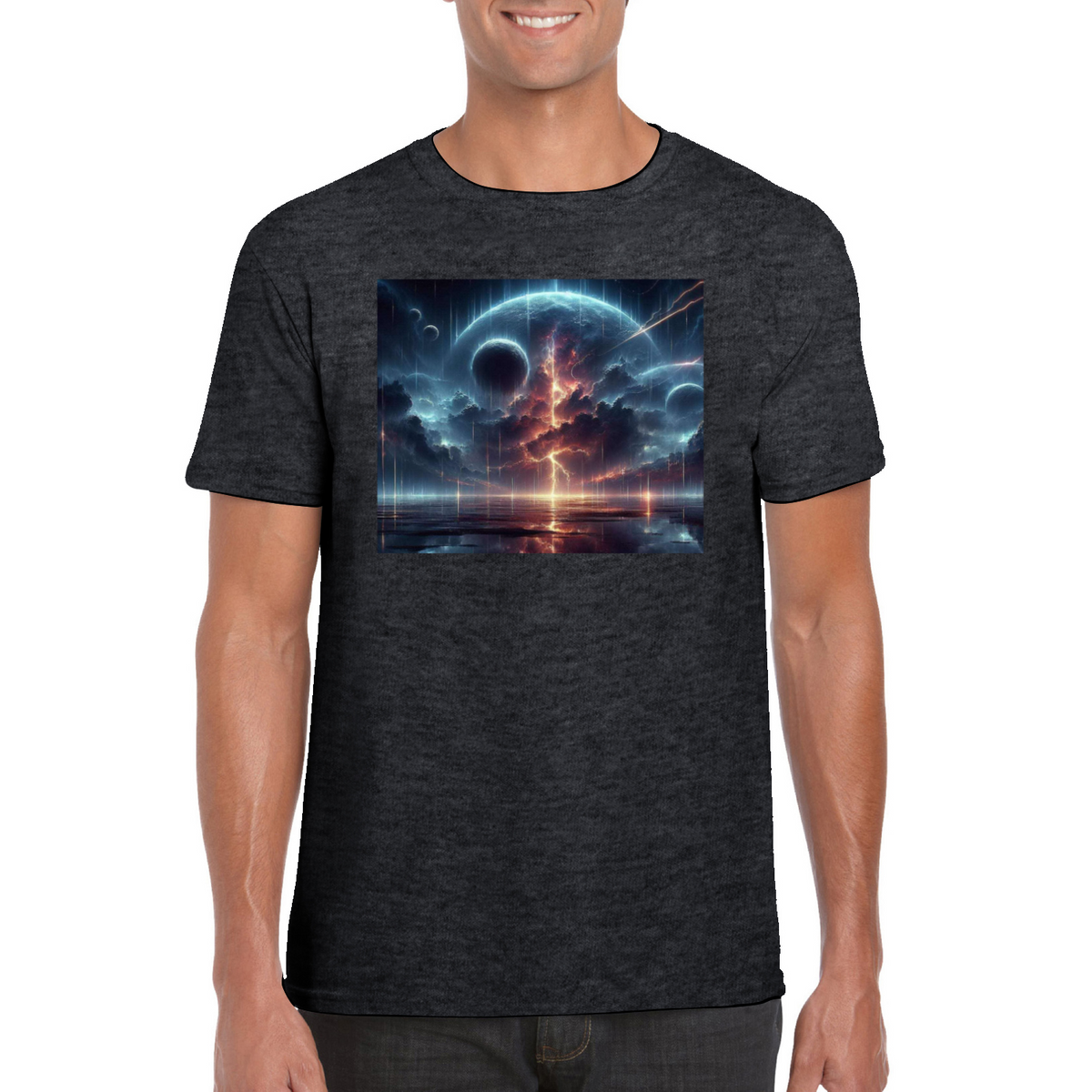 futuristic landscape tshirt 2