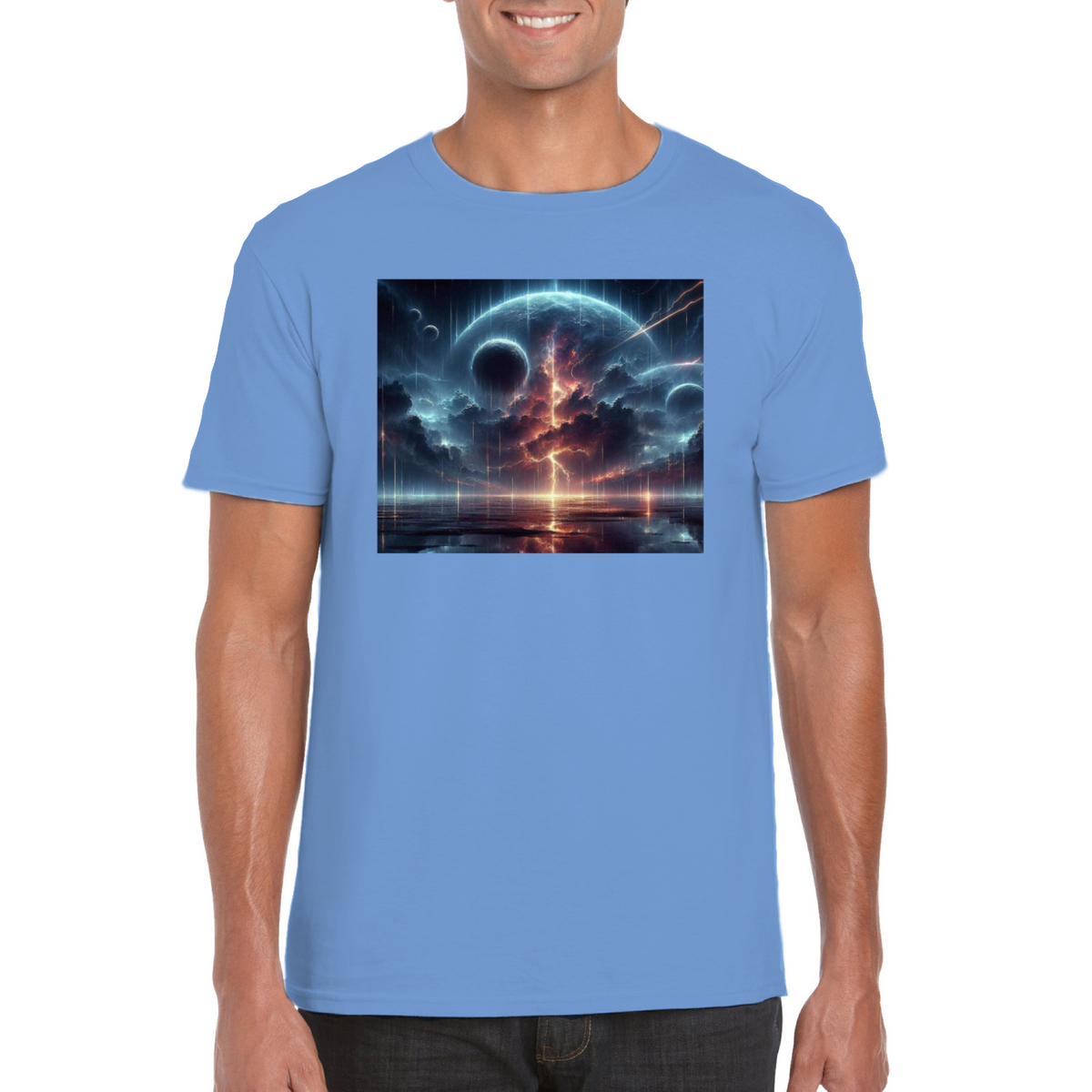 futuristic landscape tshirt 2