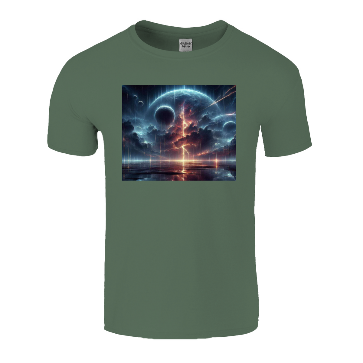 futuristic landscape tshirt 2