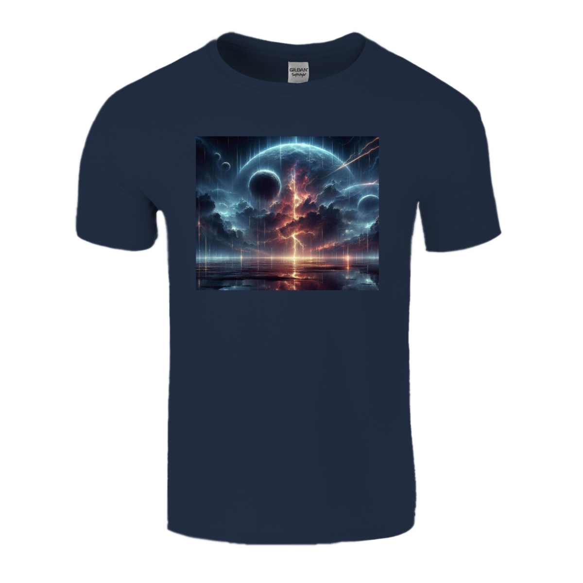 futuristic landscape tshirt 2