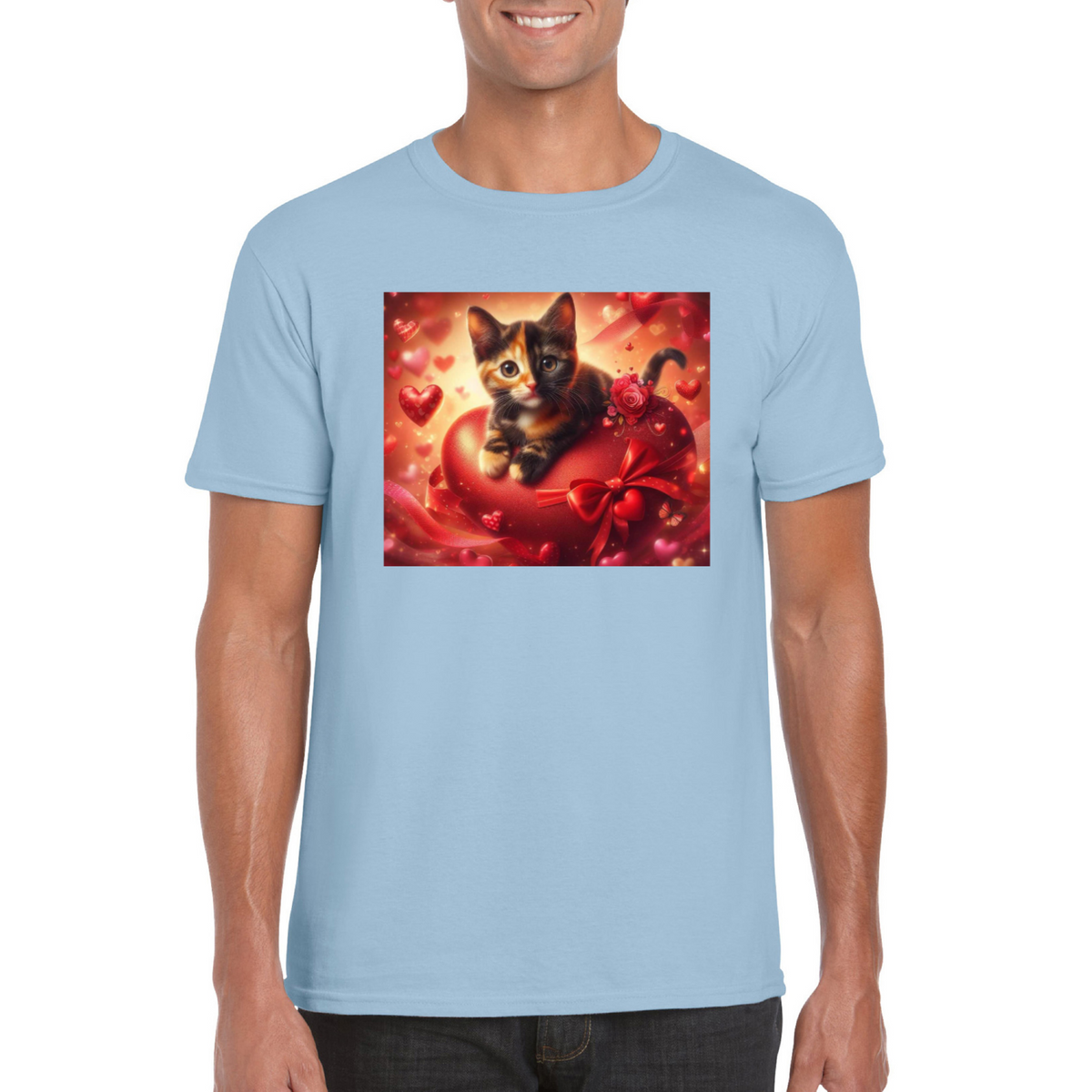 valentines cat tshirt 1