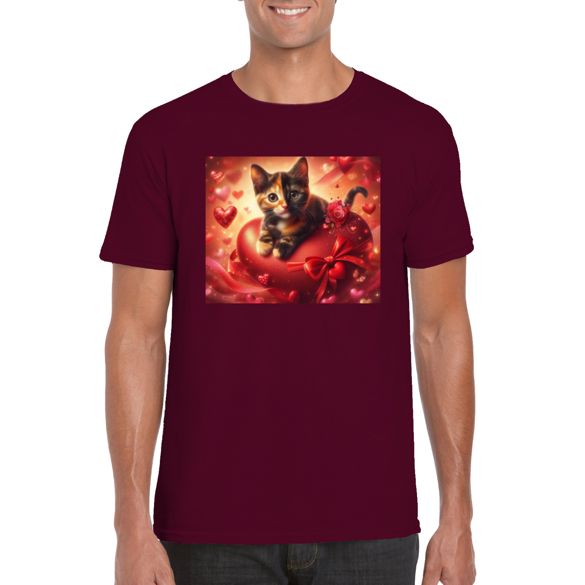 valentines cat tshirt 1