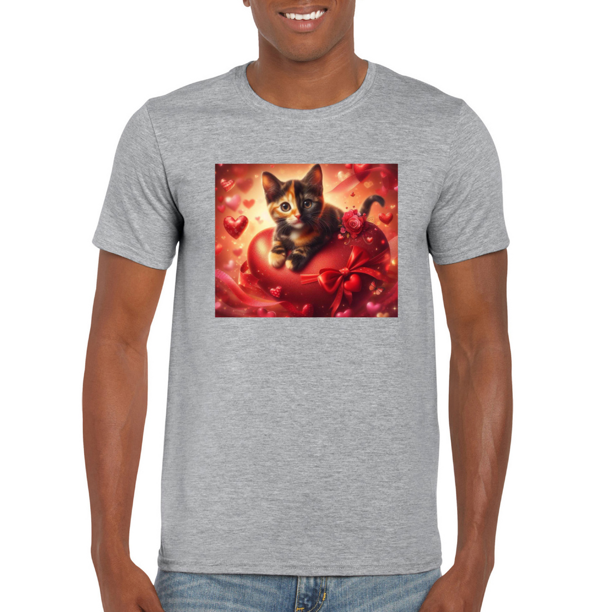 valentines cat tshirt 1