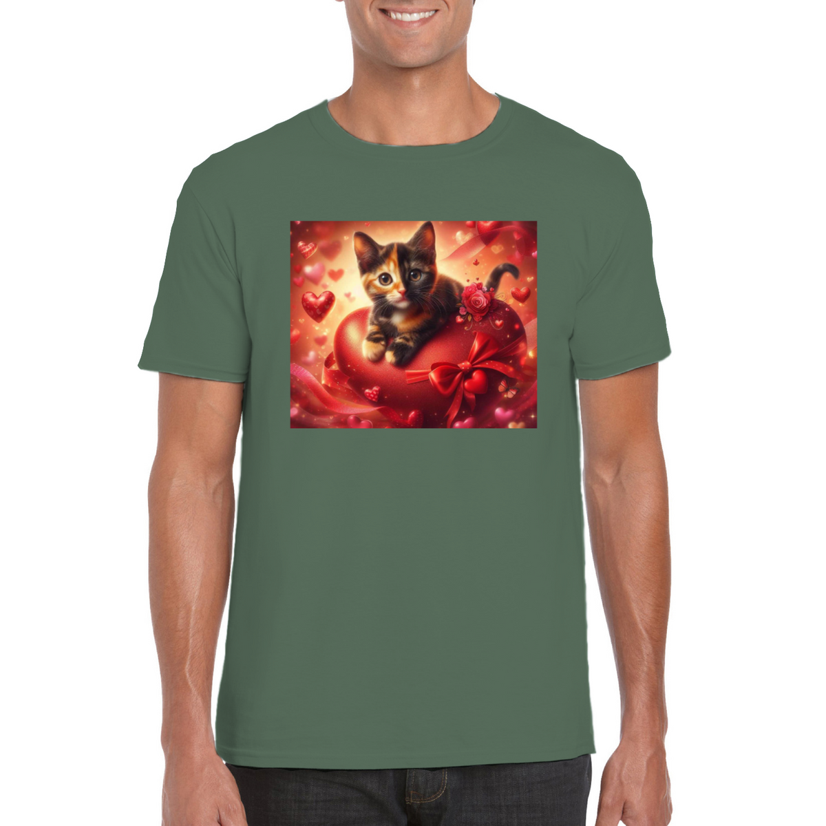 valentines cat tshirt 1