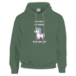 in a field of horses be a unicorn hoodie