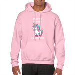 in a field of horses be a unicorn hoodie