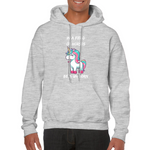 in a field of horses be a unicorn hoodie