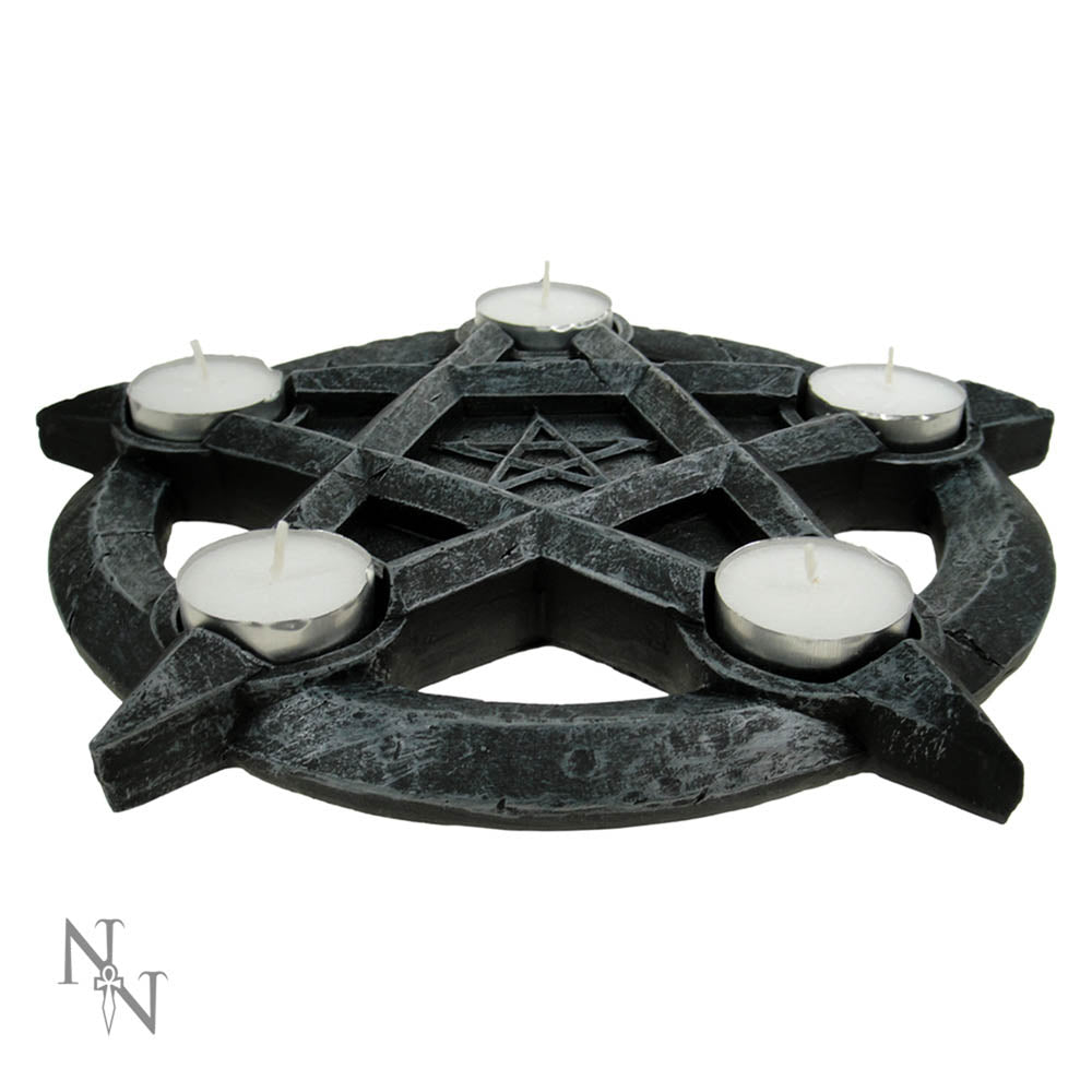 Pentagram Tealights 26cm