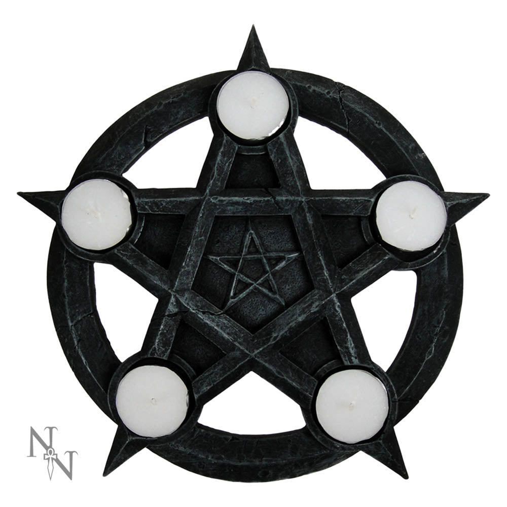 Pentagram Tealights 26cm