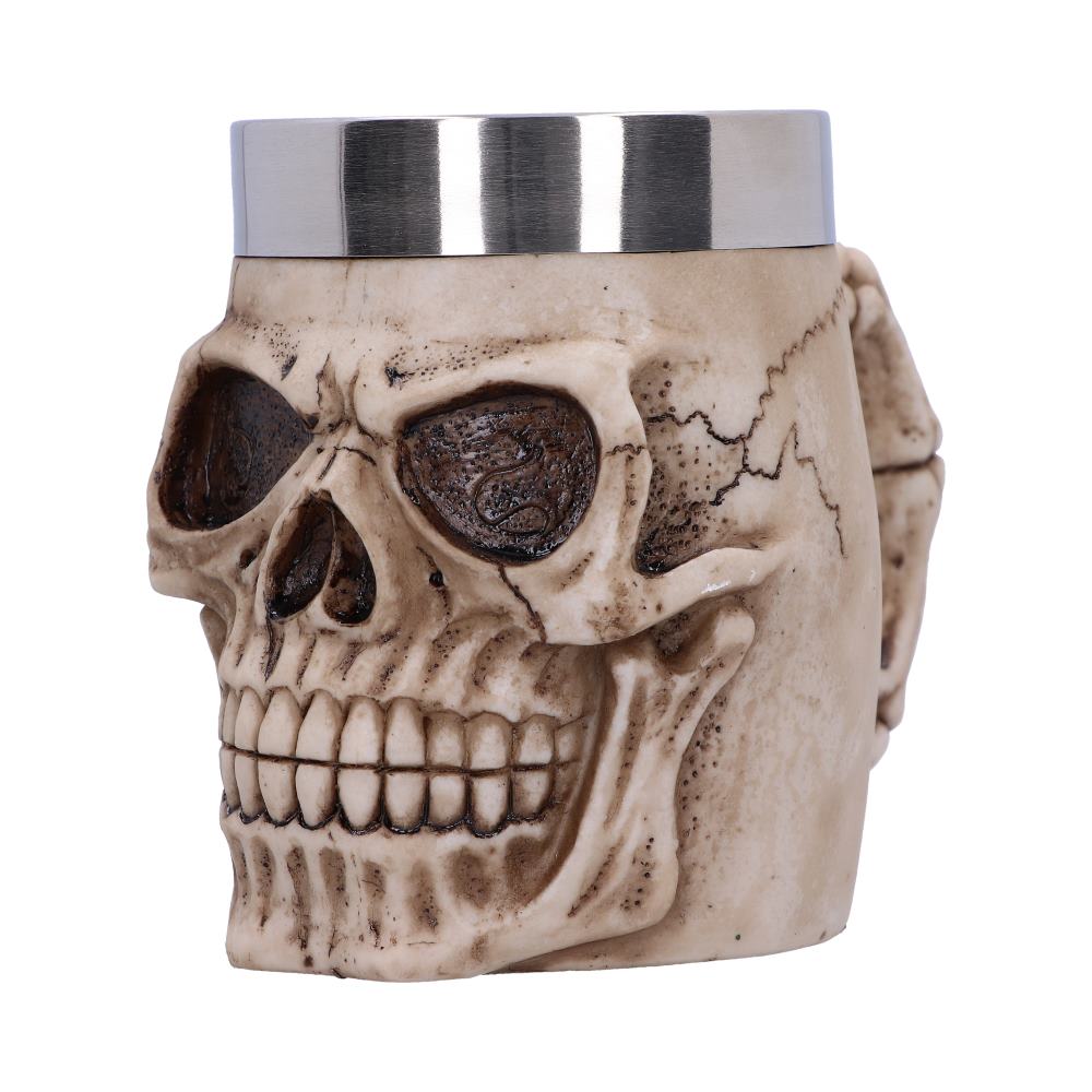 Grinning Skull Tankard 16cm