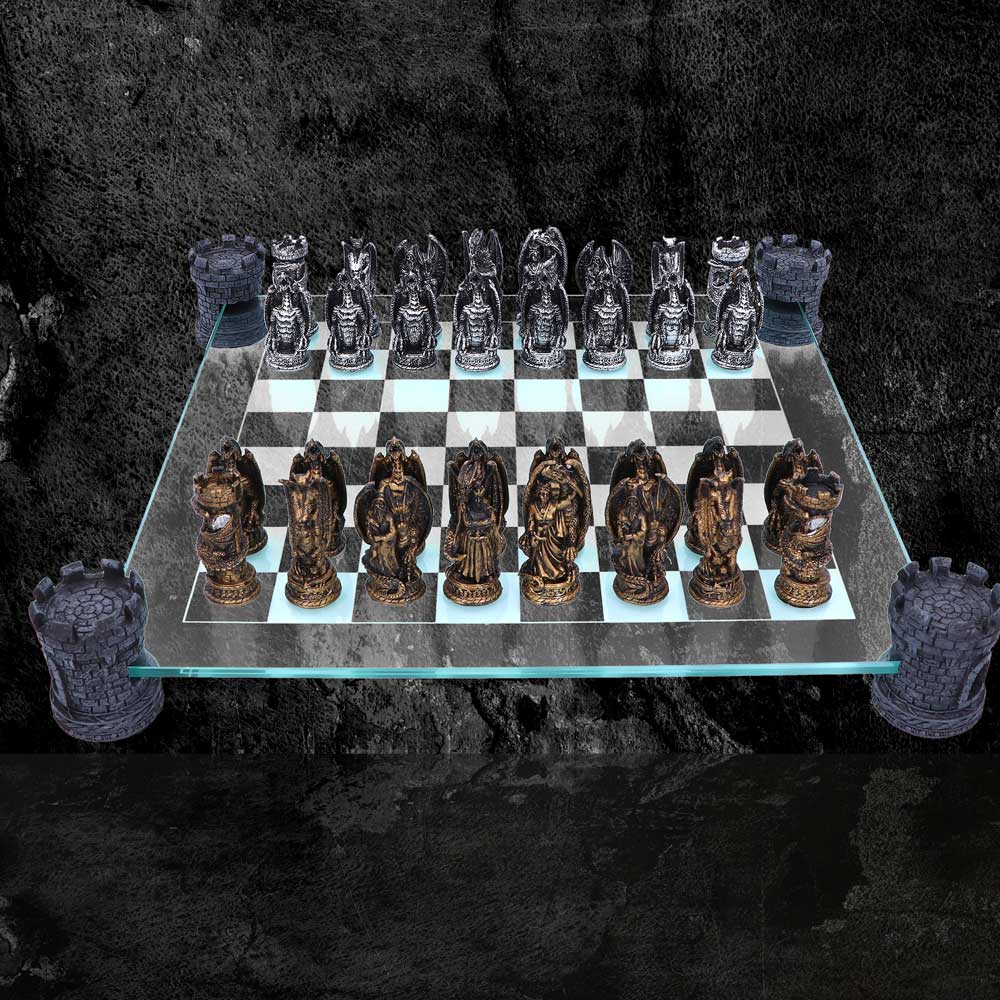 Kingdom Of The Dragon Chess Set 43cm