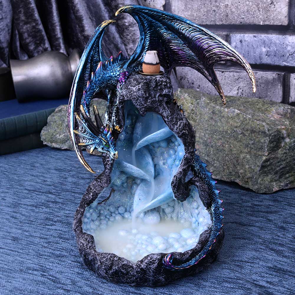 Dragons Intrigue Backflow Incense Burner 21.5cm